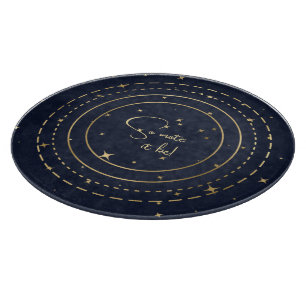 Erstelle deine eigenen blauen und goldenen Himmels Schneidebrett