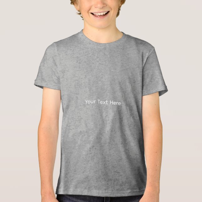 Erstelle deine eigenen editierbaren Tri-Blend shirt (Vorderseite)