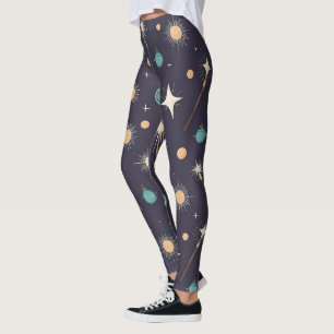 Erstelle deine eigenen funkelnden Zauberstäbe Trän Leggings