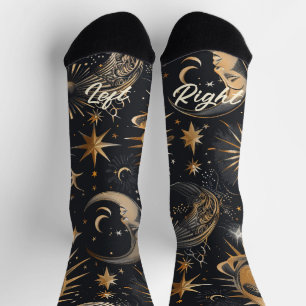 Erstelle deine eigenen Gesichter am Himmel Himmels Socken