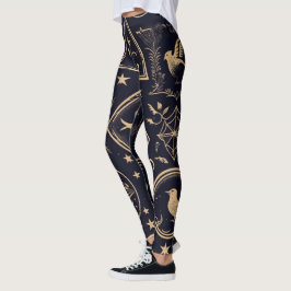 Erstelle deine eigenen goldenen heiligen Symbole S Leggings