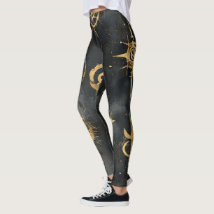 Erstelle Deine eigenen goldenen magischen Symbole  Leggings