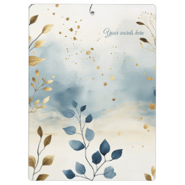 Erstelle deine eigenen goldenen Sommerblätter Mini Klemmbrett