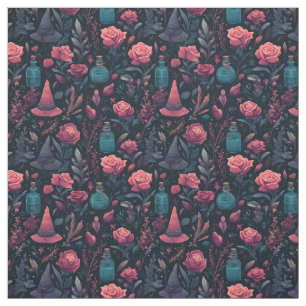 Erstelle Deine eigenen Hexen-Korallenrosen Blau Stoff
