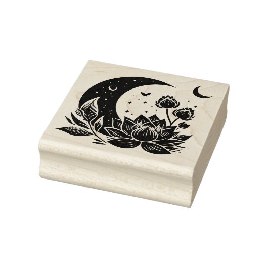 Erstelle deine eigenen himmlischen Lotusblumen Gummistempel (Stempel)