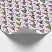 Erstelle deine eigenen himmlischen Ostara-Hexenhüt Geschenkpapier (Ecke)