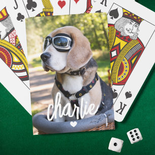 Erstelle Deine eigenen Hundename Foto Spielkarten