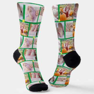 Erstelle deine eigenen lustigen 5-Foto-Collage-Cre Socken