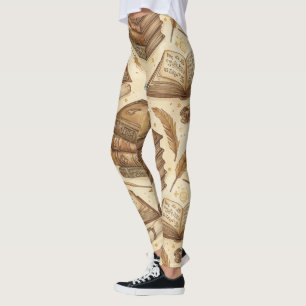 Erstelle deine eigenen magischen Zauberbücher Roll Leggings