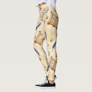 Erstelle deine eigenen magischen Zauberschriftroll Leggings