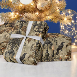 Erstelle deine eigenen mysteriösen gotischen Raben Geschenkpapier