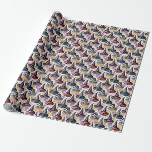 Erstelle deine eigenen mystischen konischen Hexenh Geschenkpapier