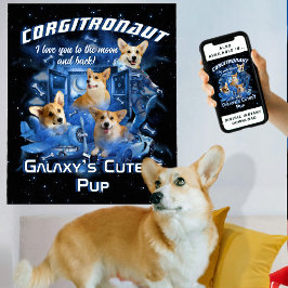 Erstelle Deine eigenen Retro-Bootleg-Space-Pet-Hun Poster