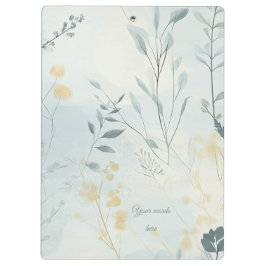 Erstelle deine eigenen sanften goldenen Blumen Min Klemmbrett