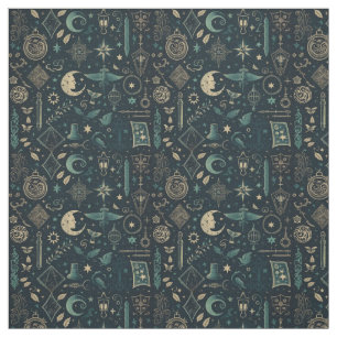 Erstelle deine eigenen Teal- und Gold-paganen Symb Stoff