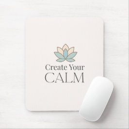 Erstelle Deine Ruhe Minimale Motivationsmauspad Mousepad