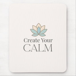 Erstelle Deine Ruhe Minimale Motivationsmauspad Mousepad