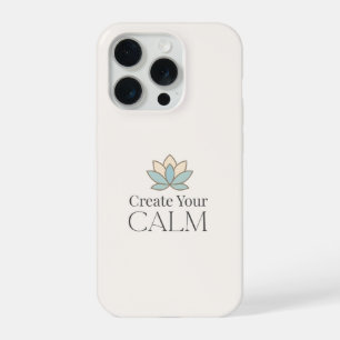 Erstelle deine ruhige minimale Motivations-iPhone- iPhone 15 Pro Hülle
