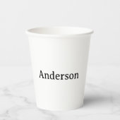 Erstelle Deinen eigenen 240ml-Papierbecher Pappbecher (Vorderseite)