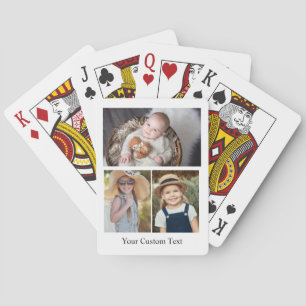 Erstelle deinen eigenen 3-Foto-Text  Spielkarten