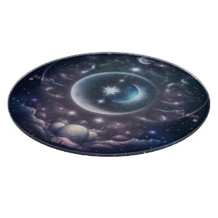 Erstelle Deinen eigenen Altar mit rosa Wolken und Schneidebrett