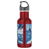 Erstelle Deinen eigenen Antarktischen Tier-Wrap Edelstahlflasche (Rückseite)