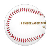 Erstelle deinen eigenen Baseball (Vorderseite Links)