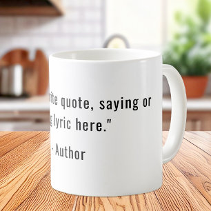 Erstelle Deinen Eigenen Benutzerdefinierten Spruch Kaffeetasse