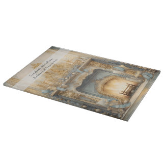 Erstelle deinen eigenen blauen Gold-Magie-Kamin Schneidebrett