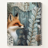 Erstelle Deinen eigenen botanischen roten Fuchs Notizblock (Rückseite)