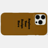 Erstelle Deinen eigenen Braunton Case-Mate iPhone Hülle (Rückseite (Horizontal))