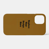 Erstelle Deinen eigenen Braunton Case-Mate iPhone Hülle (Rückseite (Horizontal))