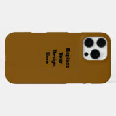 Erstelle Deinen eigenen Braunton iPhone Hülle (Rückseite (Horizontal))