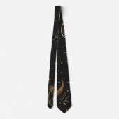 Erstelle deinen eigenen Crescent Moon Celestial Krawatte (Rückseite)