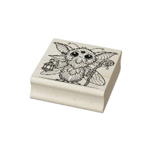 Erstelle Deinen eigenen dreiaugigen Motten-Schaman Gummistempel