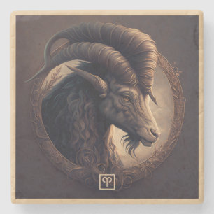 Erstelle deinen eigenen edlen Widder Aries Steinuntersetzer