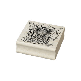 Erstelle deinen eigenen Elderwood-Baum-Fee Gummistempel