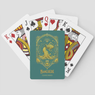 Erstelle Deinen eigenen eleganten Gold Art Deco Wa Spielkarten