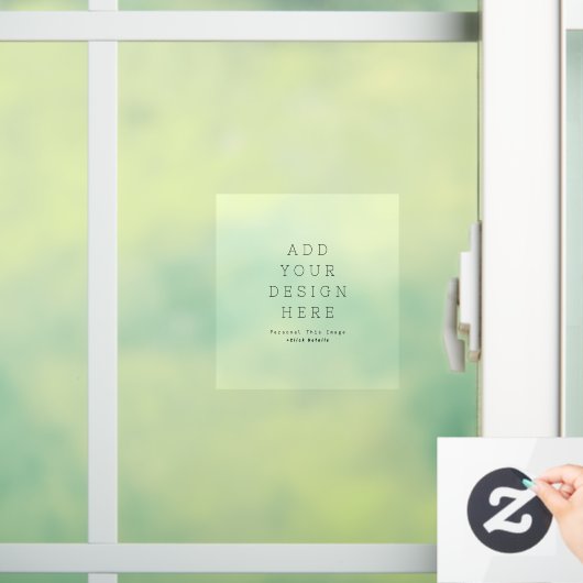Erstelle Deinen eigenen Fensteraufkleber (Zuhause)