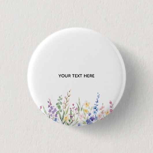 Erstelle deinen eigenen floralen Knopf Button (Vorderseite)
