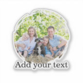 Erstelle deinen eigenen Fotosticker Aufkleber (Vorderseite)