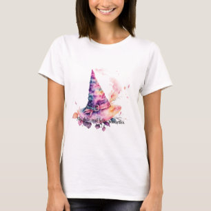 Erstelle Deinen eigenen Frühlings-Regenbogen-Hexen T-Shirt
