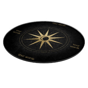 Erstelle Deinen Eigenen Gold Arcane Star Tarot Schneidebrett