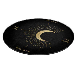 Erstelle Deinen Eigenen Goldenen Arcane Mond Tarot Schneidebrett
