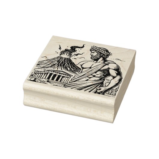 Erstelle deinen eigenen griechischen Hephaestus Pa Gummistempel (Stempel)