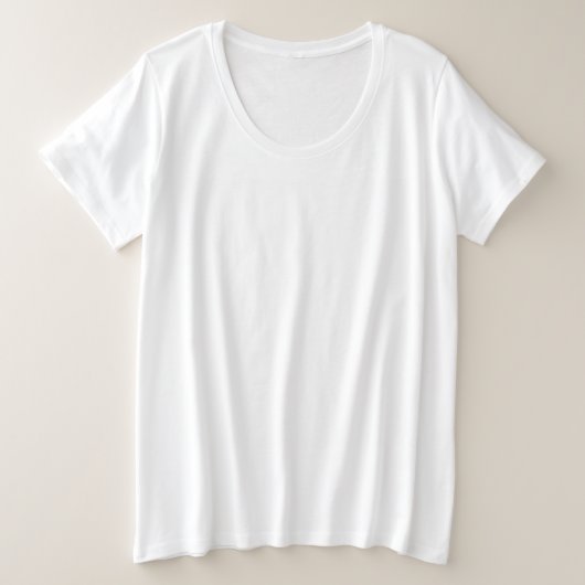 Erstelle Deinen Eigenen Große Größe T-Shirt (Design vorne)