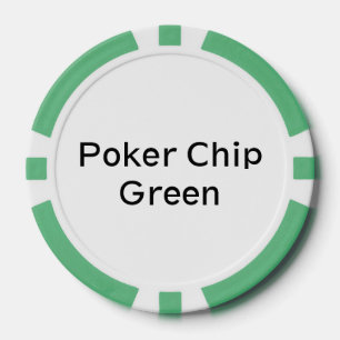 Erstelle Deinen eigenen, grünen Pokerchips