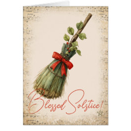 Erstelle deinen eigenen grünen Yule-Besom-Stechpal
