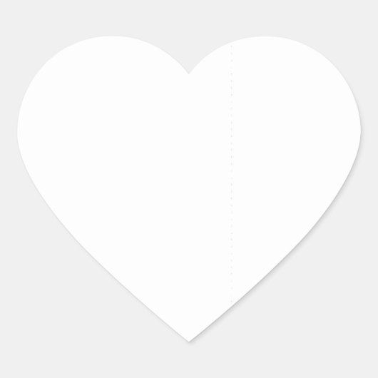 Erstelle Deinen Eigenen Herz-Aufkleber (Vorderseite)