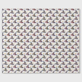 Erstelle Deinen eigenen Himmelspatch-Hexenhut mit  Geschenkpapier (Flach)